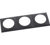 Brunner 321/135-1 - Placca Berker 3 Moduli, fornita Sciolta, Antracite Opaco