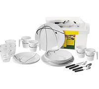 BRUNNER All Inclusive - Set di Piatti in Melamina, Bianco