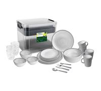 Brunner - All Inclusive VIP - Set stoviglie 40 Pieces grigio