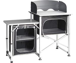 BRUNNER - Articoli da Campeggio Snack Square Kitchen Cabinet, Black 2020