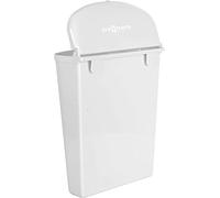 Brunner Cestino portarifiuti Pillar XL 10 l a parete 31,5x18x31,5 cm Bianco