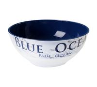 Brunner Ciotola scodella campeggio melamina (15cm) BLUE OCEAN Blu e Bianco