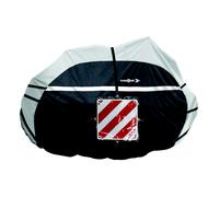 Brunner Copribicicletta portabici gancio traino Bike Cover Tower Bar 2 bici Grig