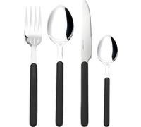 BRUNNER Delice Set di posate da campeggio, confezione da 16 pezzi, Nero