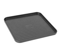 Brunner 0708029N Devil Plancha Ribbed, Piastra Grill per Stufe a Gas Devil a Cartuccia, Superficie Rigata Antiaderente 25,5X24,4X2,2 Cm e Peso 620 G