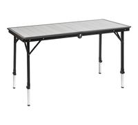 Brunner - Dinemic 4 - Tavolo da campeggio 126 x 70 x 56/80-85 cm grigio