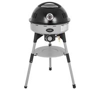 BRUNNER Grill Portatile Gas BBQRUISER HT 30mbar, Coperchio con Termometro, Regolabile e Rimovibile - Accensione Piezoelettrica - Piastra Reversibile Ideale per BBQ, Carne, Pesce e Verdure