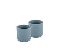 BRUNNER INMANO Set espresso composto da 2 tazzine da caffè in melamina e fondo antislip (DOLOMIT DENIM)