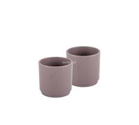 BRUNNER INMANO Set espresso composto da 2 tazzine da caffè in melamina e fondo antislip (DOLOMIT ROSE)