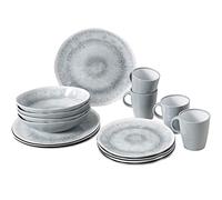 Brunner set stoviglie in melamina Lunch Box Pearl 16pz Grigio