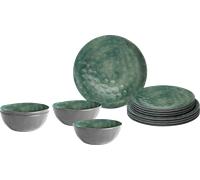 Brunner midday venetian set di stoviglie da 12 pezzi verde mare