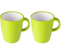 BRUNNER Mug ABS verde (Confezione da 2)