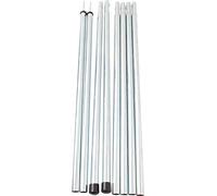 BRUNNER Parasole Vertical Pole Set Pali in Acciaio per Tendalini con Base d'Appoggio in Materiale Plastico e Puntale in Acciaio, 195 cm x Ø 16 mm