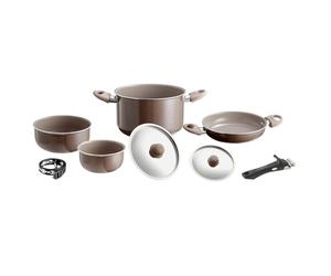 BRUNNER Pentola Set Chocolate, 7 Plus 1, 20 cm