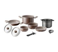BRUNNER Pentola Set Chocolate, 9 Plus 1, 22 cm