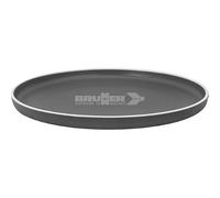 BRUNNER Piatto piano ø 25 cm in resistente melamina e con fondo antislip (DOLOMIT GREY)
