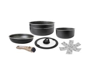 Brunner - Pirate Spacemaster - Set di pentole Ø 24 cm grigio