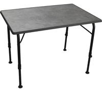 Brunner Recreo Tavolo pieghevole in alluminio Tavolo da campeggio 100 x 68 cm Nero Grigio