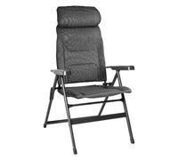 Brunner Sdraio Giardino Pieghevole Cuscino 56x83x122 cm Nero ARAVEL VITACHIC