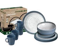 Brunner Lunch Box - set stoviglie campeggio Light Blue/White unisex