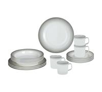 Set di stoviglie Brunner Melamine Set Astralys Colore: bianco/grigio