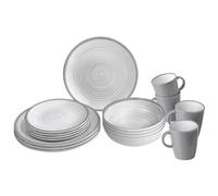 Brunner set stoviglie in melamina Lunch Box Bellagio 16pz Bianco