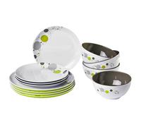 Brunner set stoviglie in melamina Midday Space 12pz Bianco/Lime