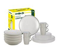 Brunner Set stoviglie melamina Lunch Box Amadè 16pz Bianco