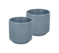 BRUNNER INMANO Set espresso composto da 2 tazzine da caffè in melamina e fondo antislip (DOLOMIT DENIM)