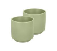 Brunner Set tazzine campeggio antislip 2 pz (5,5x5,5cm) melamina DOLOMIT Green