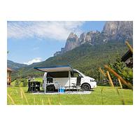 Brunner Tendalino Sunny Van Roof Protezione dal Sole Parasole per Minibus e Van, Materiale Resistente ai Raggi UV, Pali Verticali Telescopici in Acciaio e Accessori di Fissaggio Inclusi, 260 x 240 cm