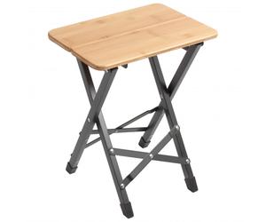 Brunner - Twisty Bamboo - Sedia da campeggio Oval grigio/beige