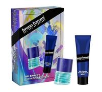 bruno banani bb Energy Eau de Parfum + bb Energy Gel doccia per uomo, profumo maschile e legnoso, 30 ml + 50 ml