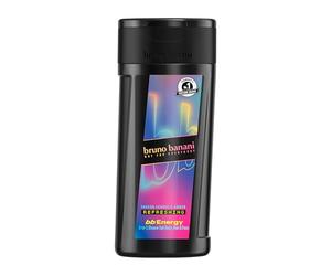 bruno banani bb Energy Gel Doccia 3 in 1 Formula Viso, Corpo e Capelli Formula Vegana Dermatologicamente Testata, Senza Tensioattivi a Base Solfato 250ml