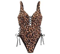 Bruno Banani Costume intero crema / marrone / caramello / nero Donna - Abbigliamento - Taglie comode - Moda mare Bruno Banani S