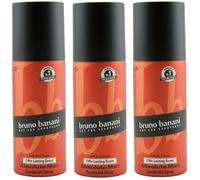 Bruno Banani Deo Absolute Man 3 X 150Ml 24H Durata Profumata Spray Deodorante