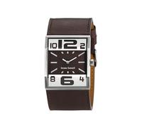 Bruno banani Orologio Signori BR21000 Brix Acciaio Inox Cinturino IN Pelle Braun