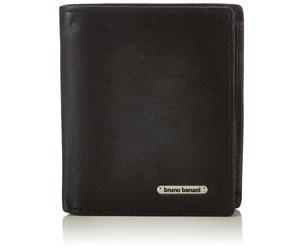 Bruno Banani Scheintasche Hochformat Mini, Portafoglio Uomo, Nero (Schwarz (Schwarz)), 9x10x2 cm (B x H x T)