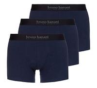 Bruno Banani Short 3er Pack Energy Cotton Boxer, Blu (Navy 1302), Medium (Pacco da 3) Uomo