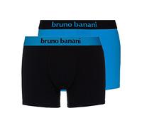 Bruno Banani Short Flowing Boxer, Multicolore (Aquablau//Schwarz 2150), Large (Pacco da 1) Uomo