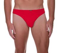 bruno banani String Check Line 2.0 Tanga, Rosso (Rot Karo 1070), M Uomo
