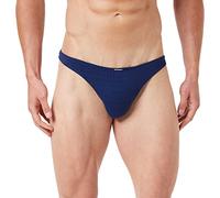 bruno banani Tanga da Uomo, Blu (Marine Karo 542), L