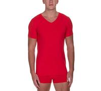 bruno banani V-Shirt Check Line 2.0 Canottiera, Rosso (Rot Karo 1070), M Uomo