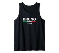 Bruno - Bandiera Italiana con Cognome Italiano Canotta