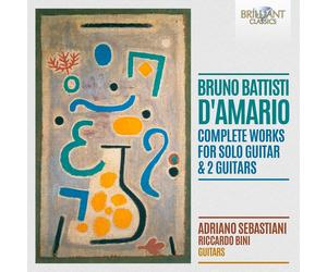 Bruno Battisti D'Am Bruno Battisti D'Amario: Complete Works for Solo Guita (CD)