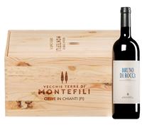 Bruno di Rocca Cabernet Sauvignon Toscana IGT 2017 6 bottiglie in cassetta di legno 4,5 l