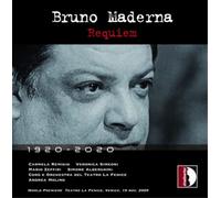 Bruno Maderna Bruno Maderna: Requiem: 1920-2020 (CD) Album