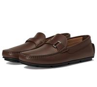 Bruno Magli Tazio - Scarpe da guida italiane in pelle con punta laterale, Marrone, 42 EU