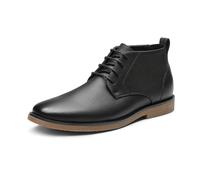 Bruno Marc Abito Classico da Uomo Casual Chukka Boots 2.0,Size 44.5,Nero,Chukka-1