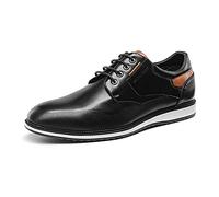 Bruno Marc Chaussures Hommes Robe Costume Oxford Derby Chaussures ? Lacets pour Mariage Travail F?Te Noir-E SBOX2226M-E Taglia 43 (EUR)